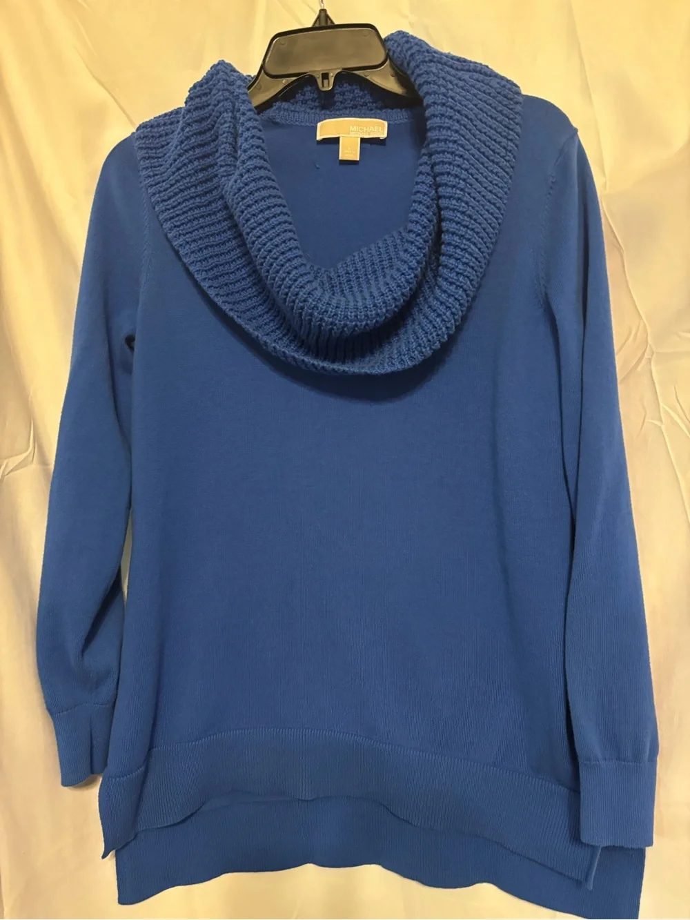 Michael Kors Royal Blue Cowl Neck Sweater